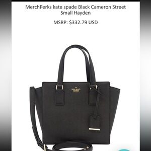 Kate Spade Black Satchel Bag